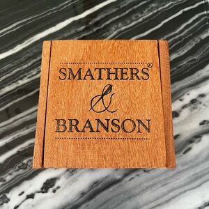 Smathers & Branson Brown Leather Belt
